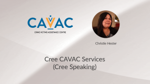 DOJCS Youtube Thumbnail CAVAC Cree CAVAC Services ChristieHestercree10