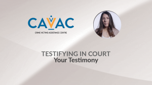 DOJCS Youtube Thumbnail CAVAC TestifyingInCourt 132