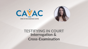 DOJCS Youtube Thumbnail CAVAC TestifyingInCourt 131