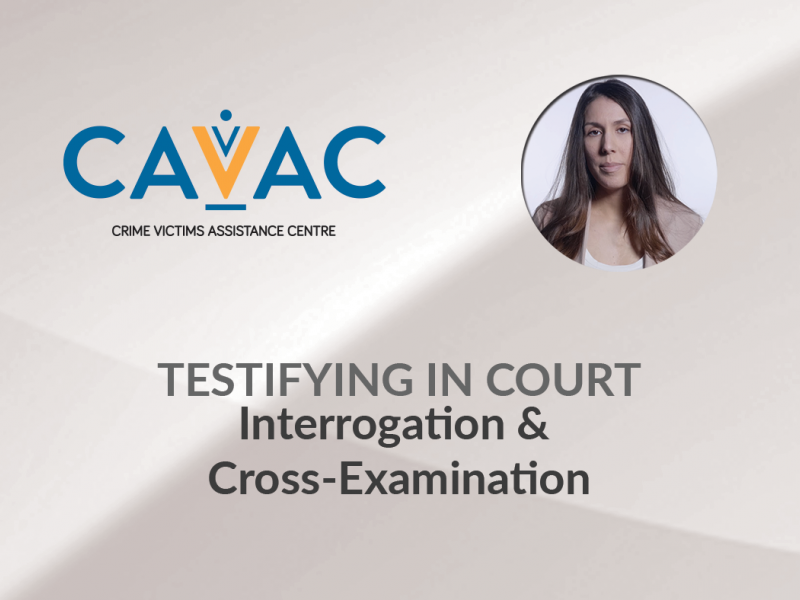 DOJCS Youtube Thumbnail CAVAC TestifyingInCourt 131